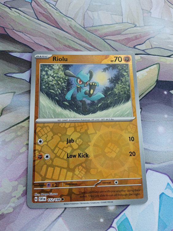 Riolu Reverse Holo 112 Scarlet & Violet Kaufen auf Ricardo
