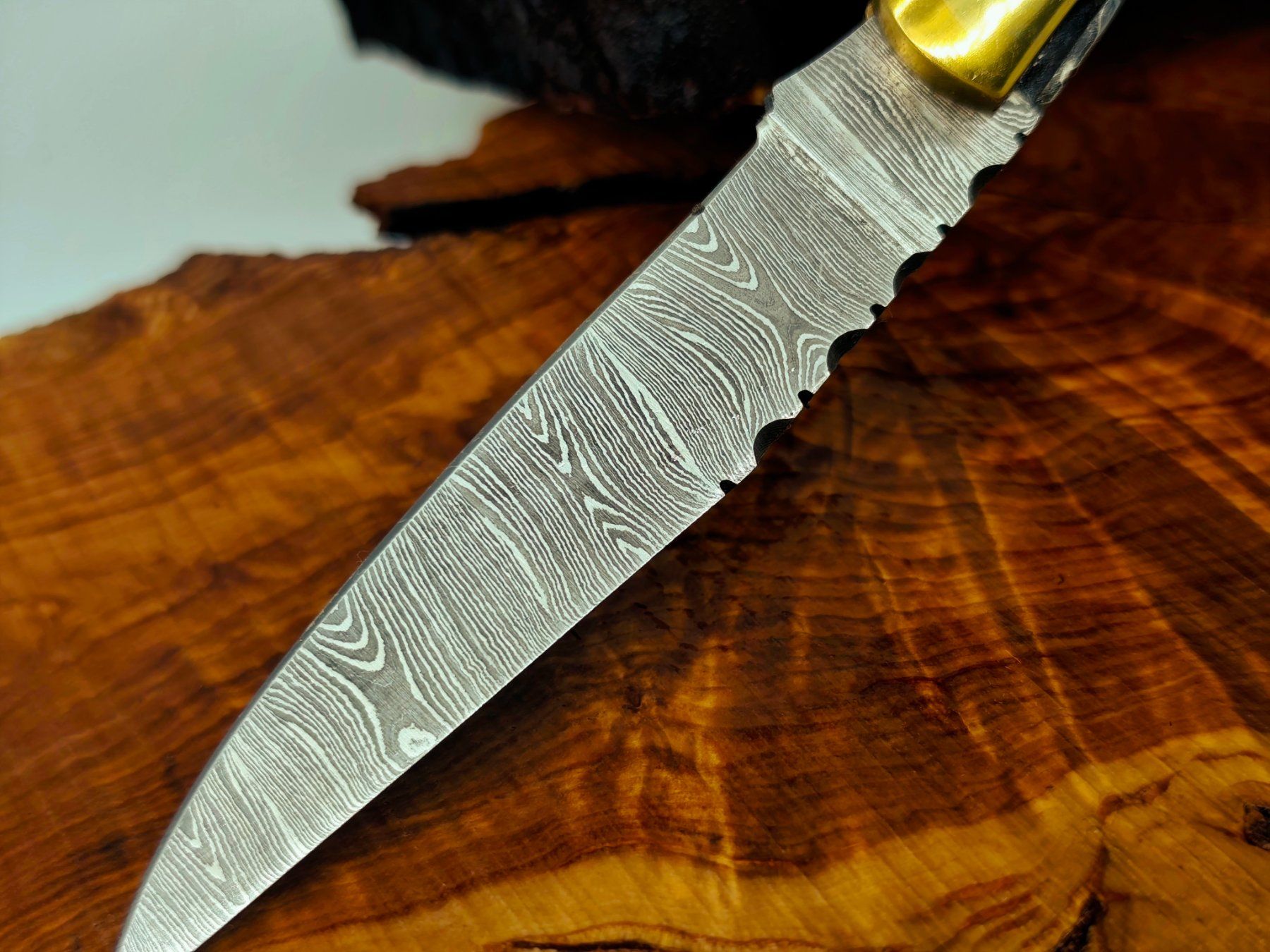 Accessori: Laguiole Damast Messer Klappmesser echtes Damastmesser – Nuovo e nell'imballaggio originale da Arlesheim venduto da Premius_1 3