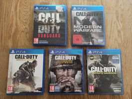 Sammlung Call of Duty 5er Mega-Set Shooter Set PS4 / PS5 TOP