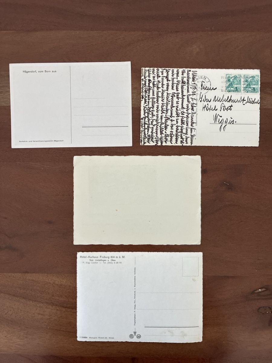 Cartoline postali: 10 Ansichtskarten Schweiz diverse vom Kanton Solothurn  – Usato da Oftringen venduto da Cla.vD.74 3