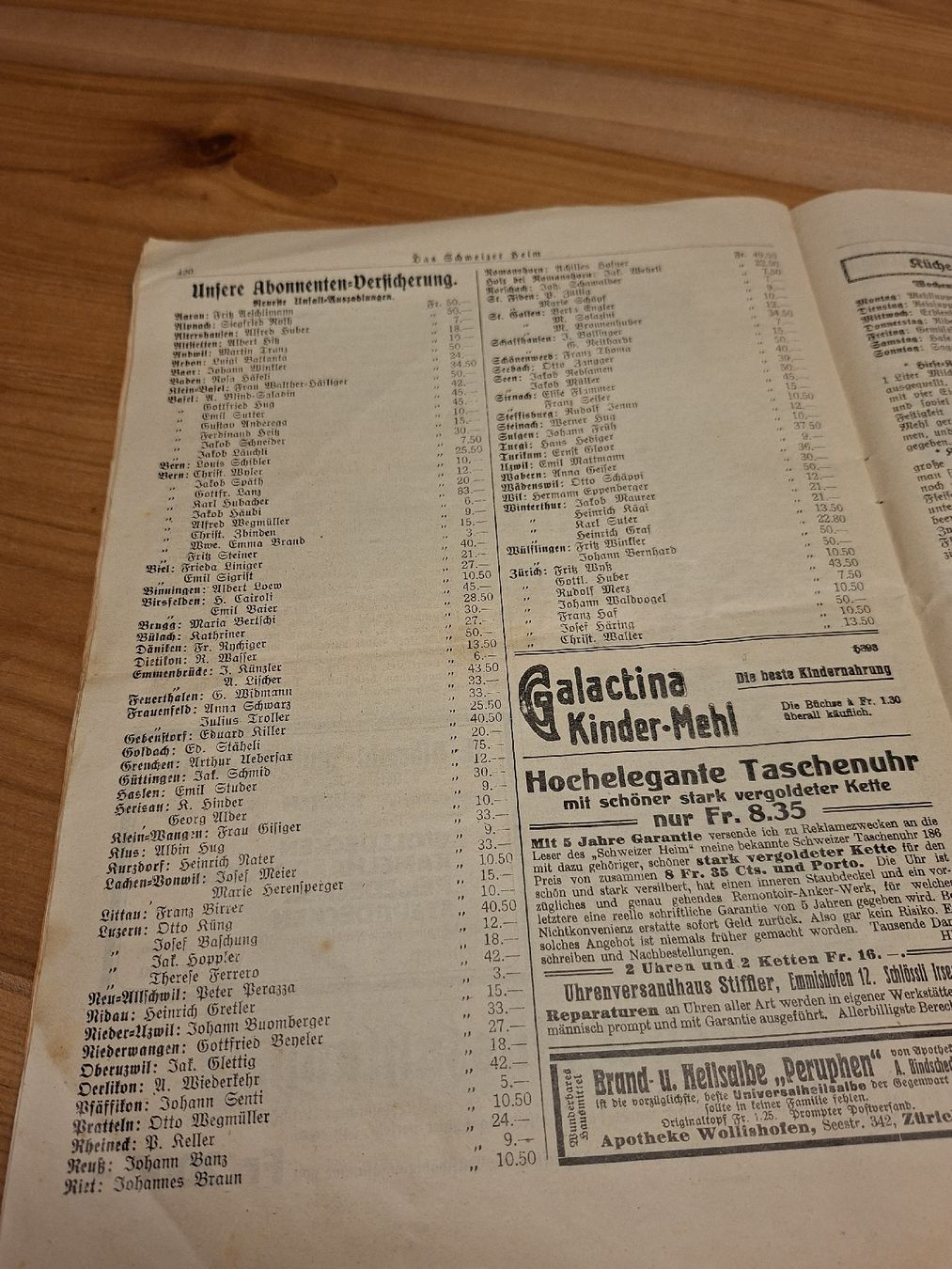 Zeitschriften & Magazine: Zeitschrift Das Schweizer Heim 1917 – Gebraucht aus Ganterschwil von HeidiuPeter 8