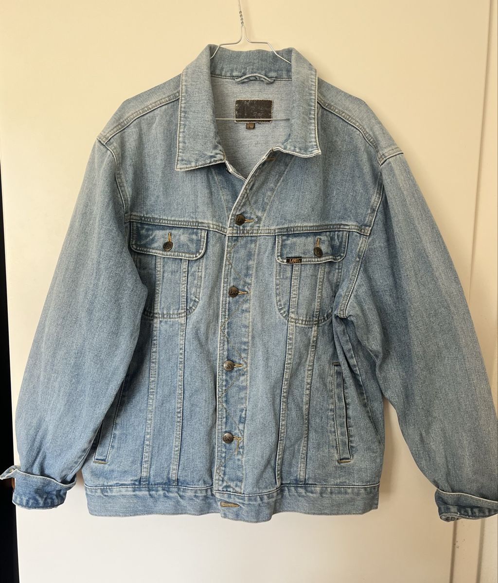 Lee Giacche: Oversized Jeans Jacke von Lee - Grösse L – Usato da Zürich venduto da Chiaechi