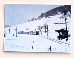 Les Combes - Station - Chemi de Fer MOB - Montreux-Oberland