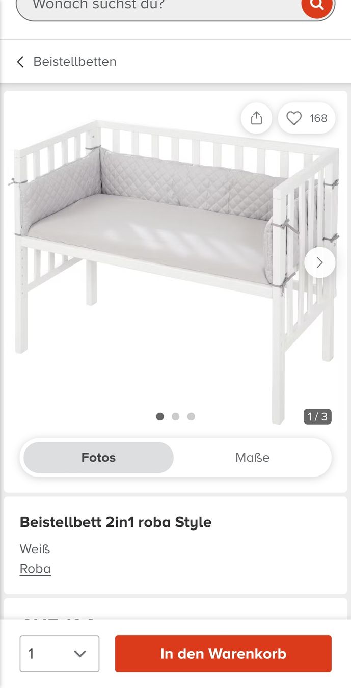 Letti: Beistellbett roba 2in1 Style – Usato da Remetschwil venduto da interiorandbeauty 7