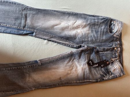 Herren Slim Jeans Used-Look Jean uomo slim effetto slavato