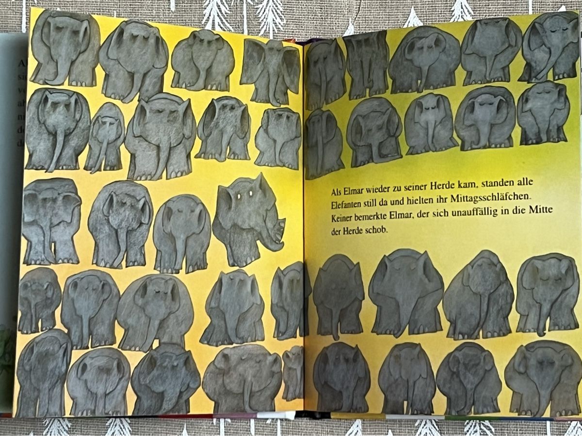 Libri: Kinderbuch ELMAR von David McKee – Usato da La Tour-de-Peilz venduto da Pansy02 4