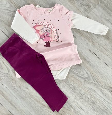 TOP > Gr 74 Set 3-tlg warme Hose Longshirt Body