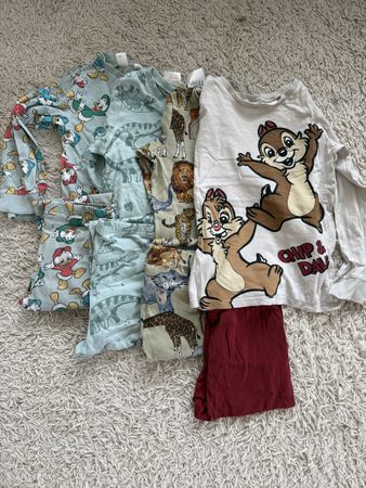 4x Pyjama, Grösse 122/128