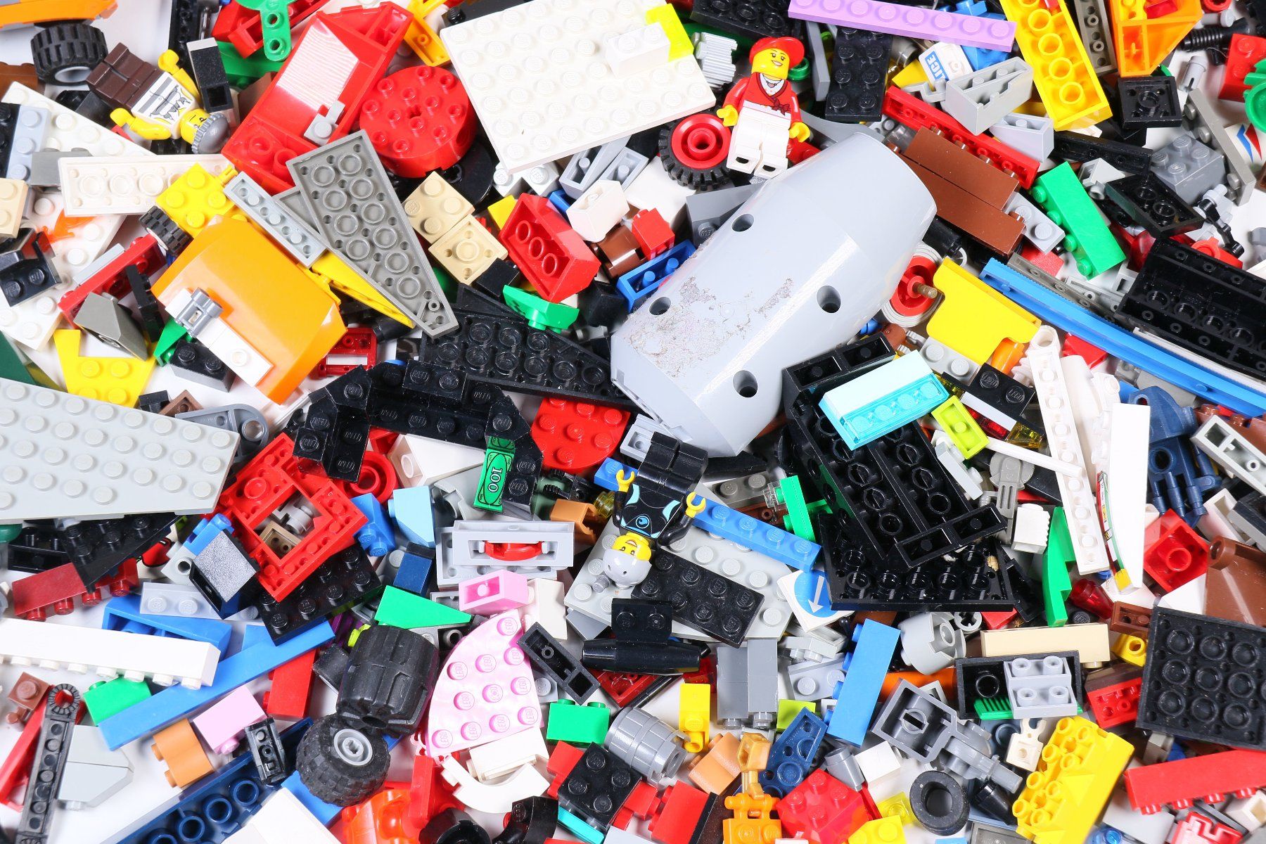Lego Kit di costruzioni: 1.5 kg. Legoteile mit Minifiguren – Usato da Hettlingen venduto da Scholi99 1