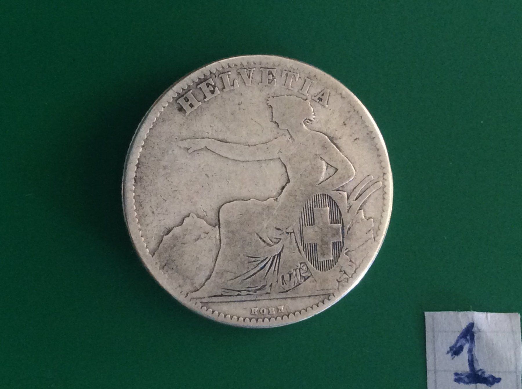 Tutti le monete: 2 francs  1860  Rare – Usato da Genève venduto da pie_fh2d 1