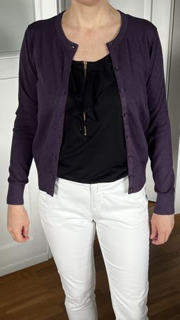 Banana Republic Cardigan Lila, Gr. S