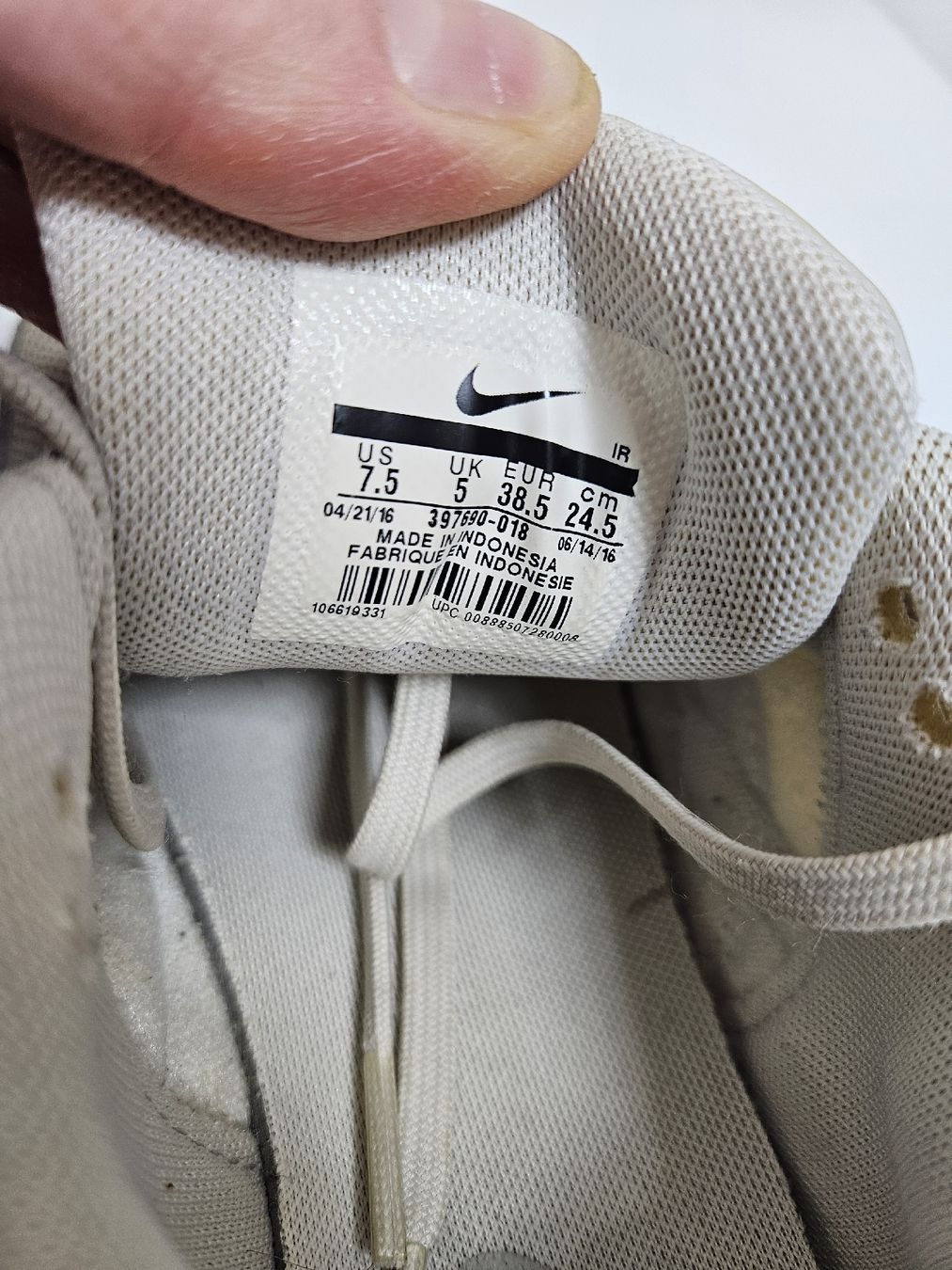 Nike Scarpe da donna: Nike Air Max Sneaker beige Grösse 38.5  – Usato da Schlieren venduto da Bestleo 6