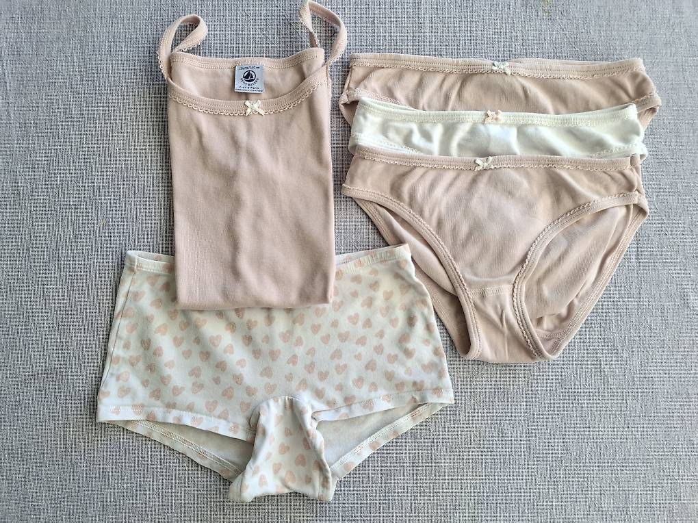 Petit Bateau Biancheria intima: Petit Bateau Underwäsche Set Gr. 140 – Usato da Männedorf venduto da Einhornmama