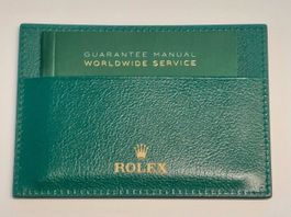 Rolex Garantie Kartenhalter 2015-2023 + Guarantee Manual