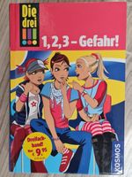 Die drei   !!!   💛🩷 1,2,3 - Gefahr  📕📗📘 DREIFACH BAND