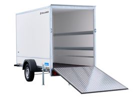 Temared Kofferanhänger 1500 kg mit Überfahrwand