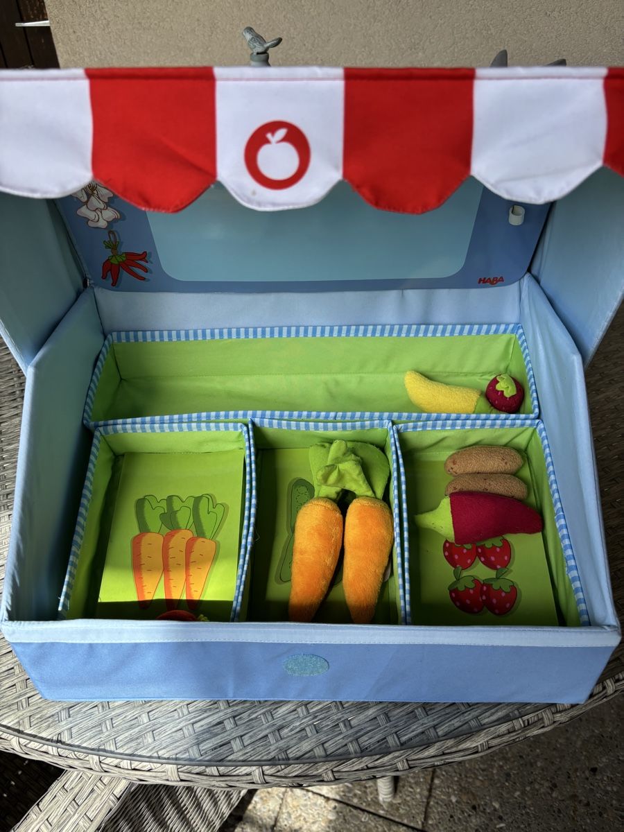 Haba Spielzeuge: HABA Stoff Krämerliladen mit Gemüse – Gebraucht aus Herzogenbuchsee von ameise02