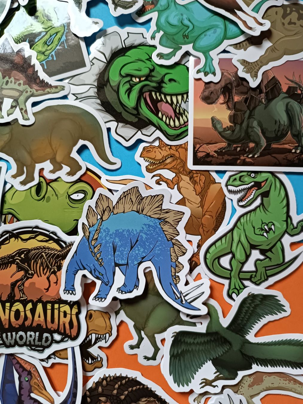 Sticker: 50x Dinosaurier Sticker – Nuovo e nell'imballaggio originale da Vogelsang AG venduto da miinlade 1