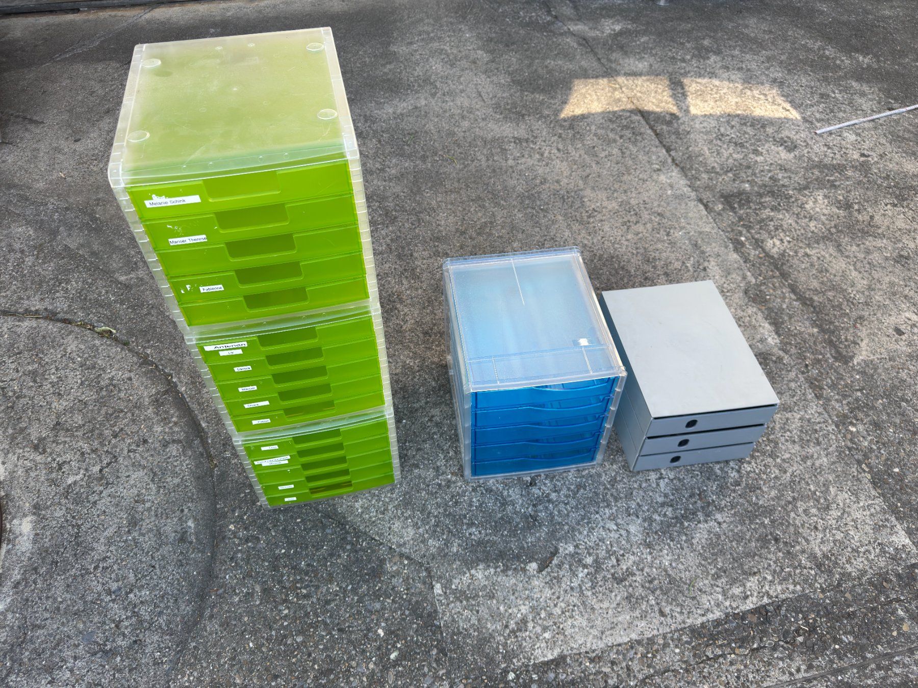 Sistemi di archiviazione: Schubladenboxen Diverse Büro Schubladen – Usato da Abtwil SG venduto da SHost 1