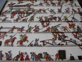 Zinnfiguren: Eroberung einer Stadt im 30-jährigen Krieg