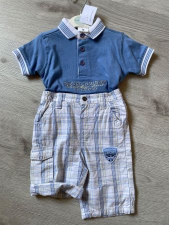 Schnizler Knaben-Sommer-Set Grösse 68/74 Poloshirt+Short