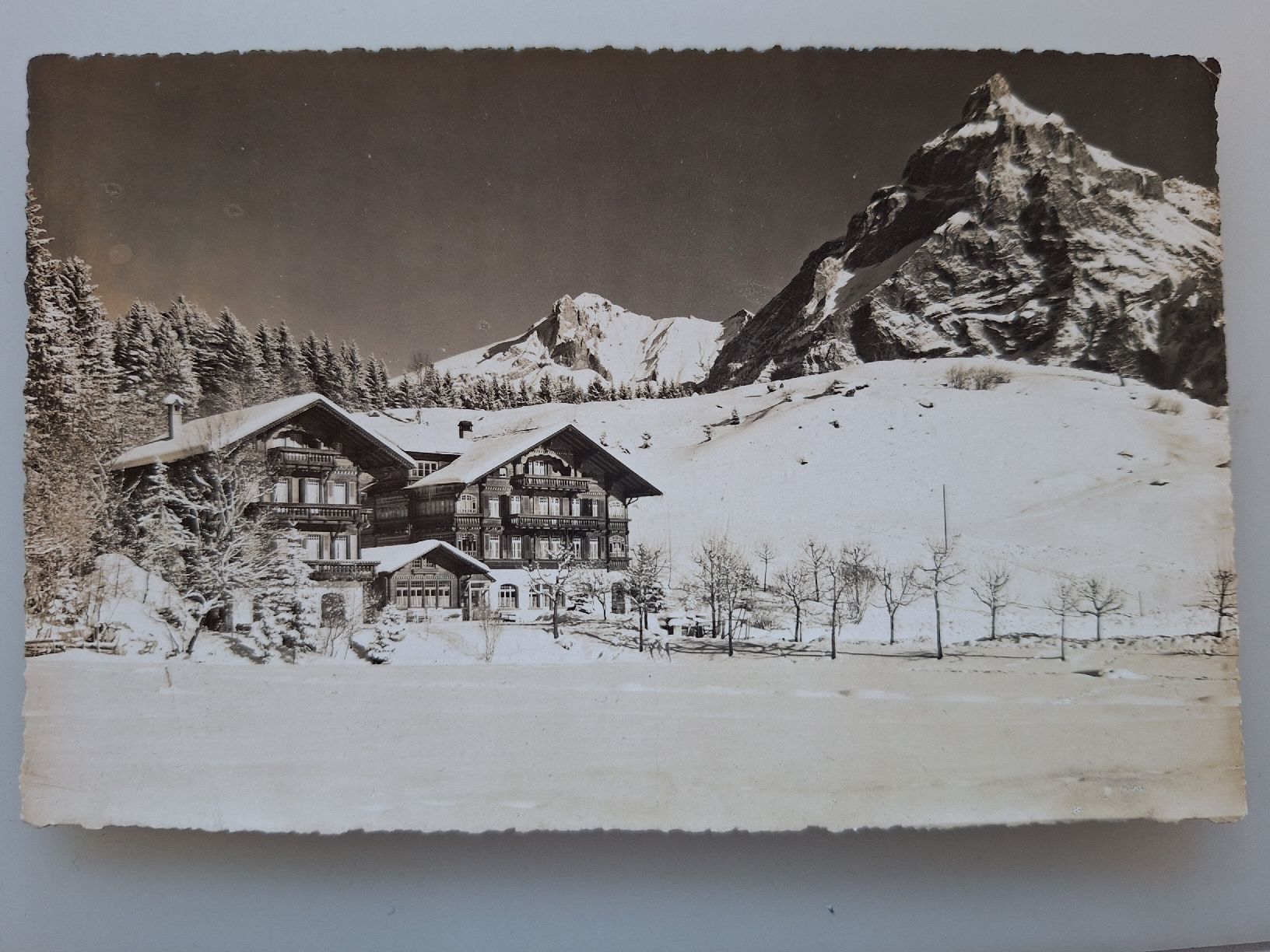 Ansichtskarten: Kandersteg Hotel Waldrand – Gebraucht aus Sargans von nicsam1815