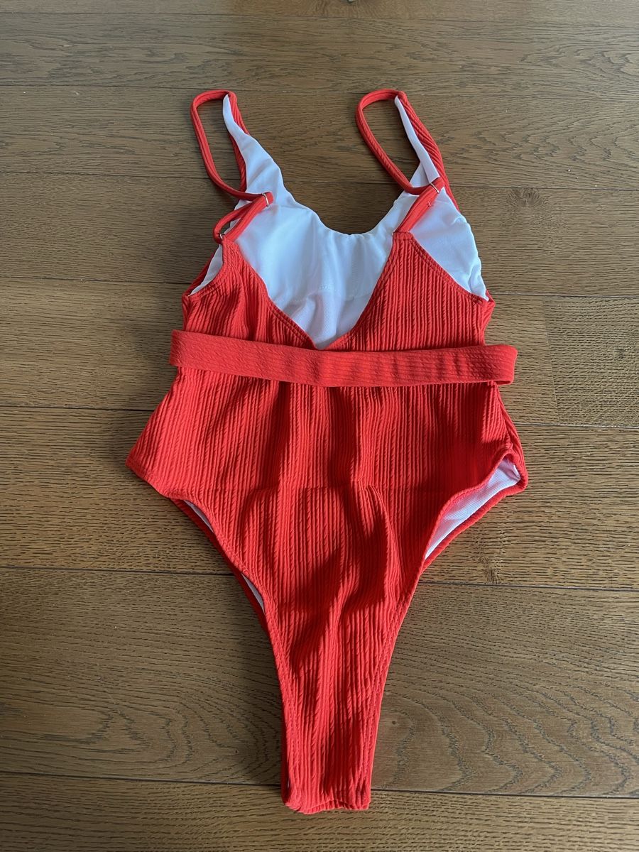 Costumi da bagno & Bikini: Badeanzug mit Hüftgürtel in Rot Gr S – Nuovo (secondo la descrizione) da Bassersdorf venduto da Sandy456 4