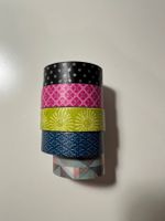 Set 5 rotoli nastro adesivo decorativo - washi tape