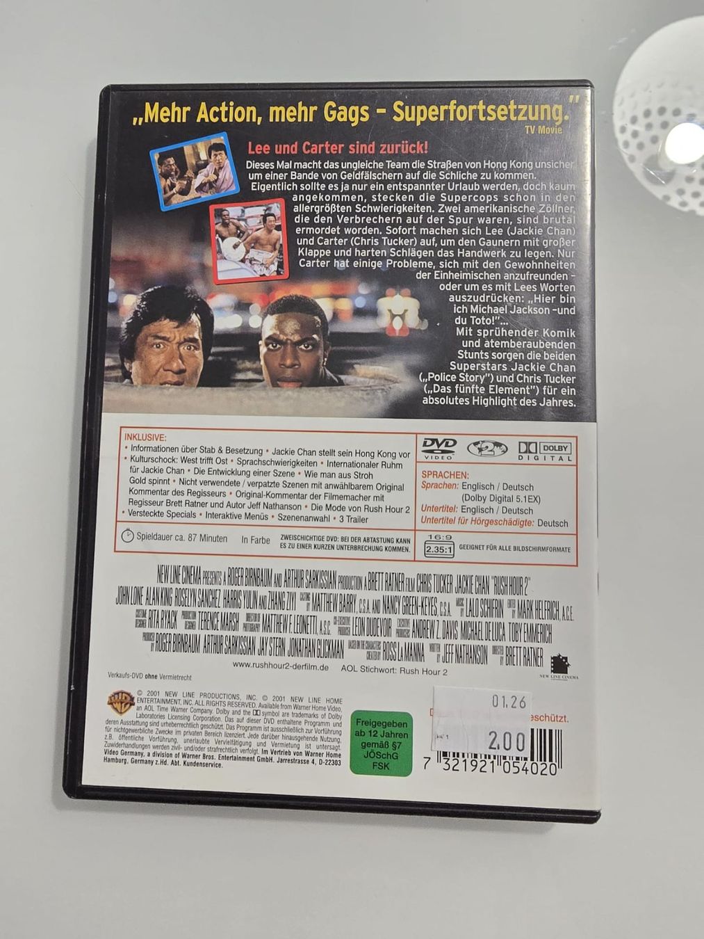 Tutti i DVDs: Rush Hour 2 DVD – Usato da Emmen venduto da Kimutaku 2