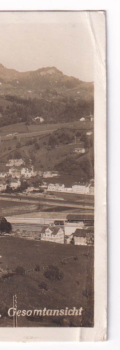 Cartoline postali: Wattwil, Gesamtansicht.  1928 – Difettoso da Cormoret venduto da Pascalll2001 1