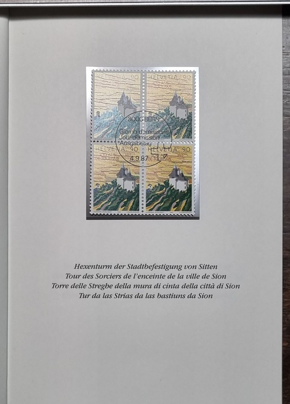Tutti i francobolli: 1987 TOURISMUS-BLOCK_GESCHENKHEFT_Block+Vb ET ! – Usato da Marthalen venduto da Ch_quality 7