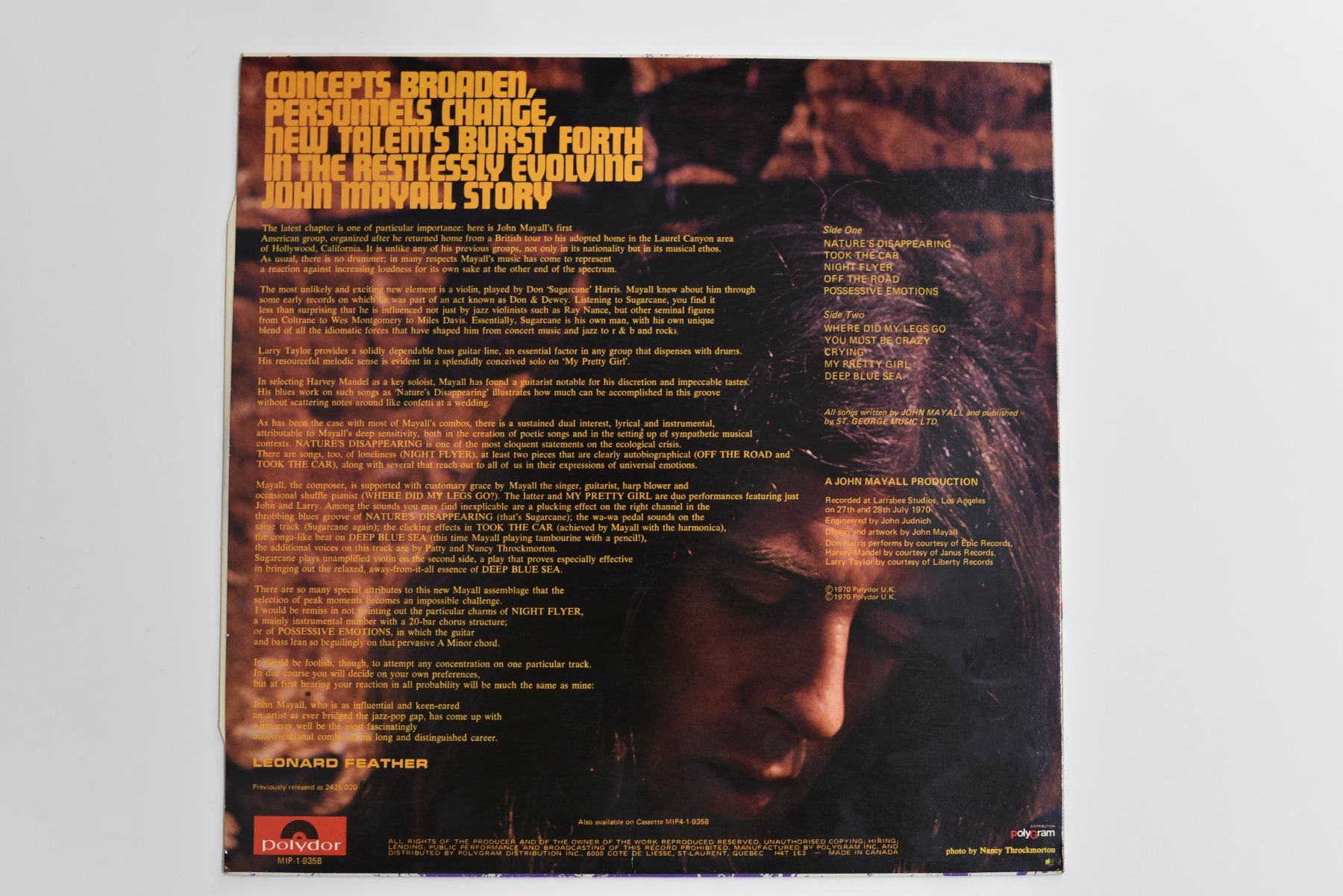 Dischi in vinile: Schallplatte John Mayall - U.S.A. Union – Usato da Glis venduto da AtelierManus 1