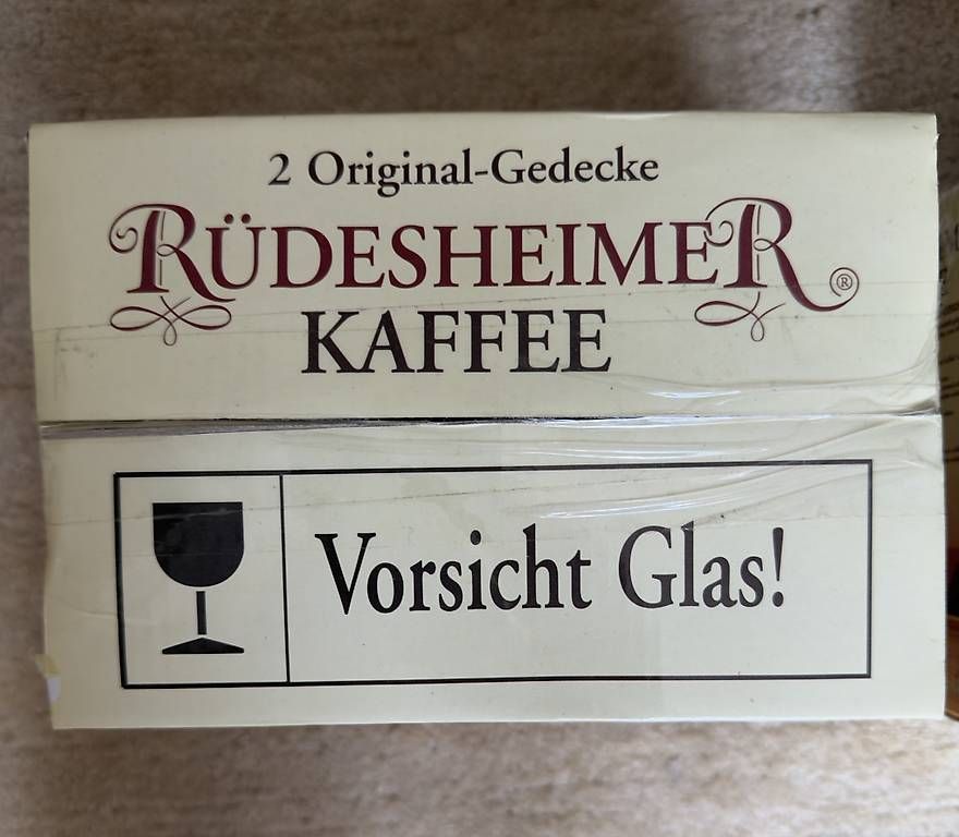 Set di piatti: Rüdesheimer Kaffee  Original-Gedecke 2 Sets – Usato da Steinach venduto da Bonita007 2