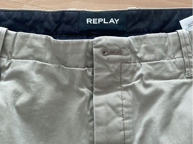 Replay Pantaloni: Pantaloni Replay Beige Uomo – Usato da Bellinzona venduto da remarema 1