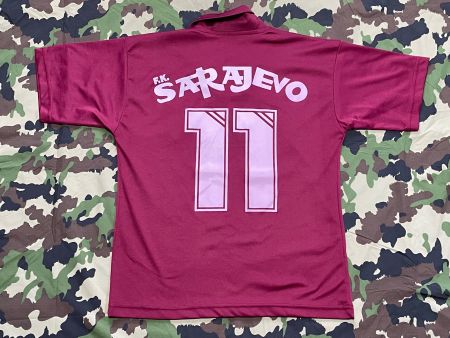 # 11 Vintage 90s Sarajevo Football Jersey Yougoslavia Sz S