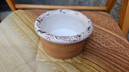 Ciotolina di terracotta con interni smaltati