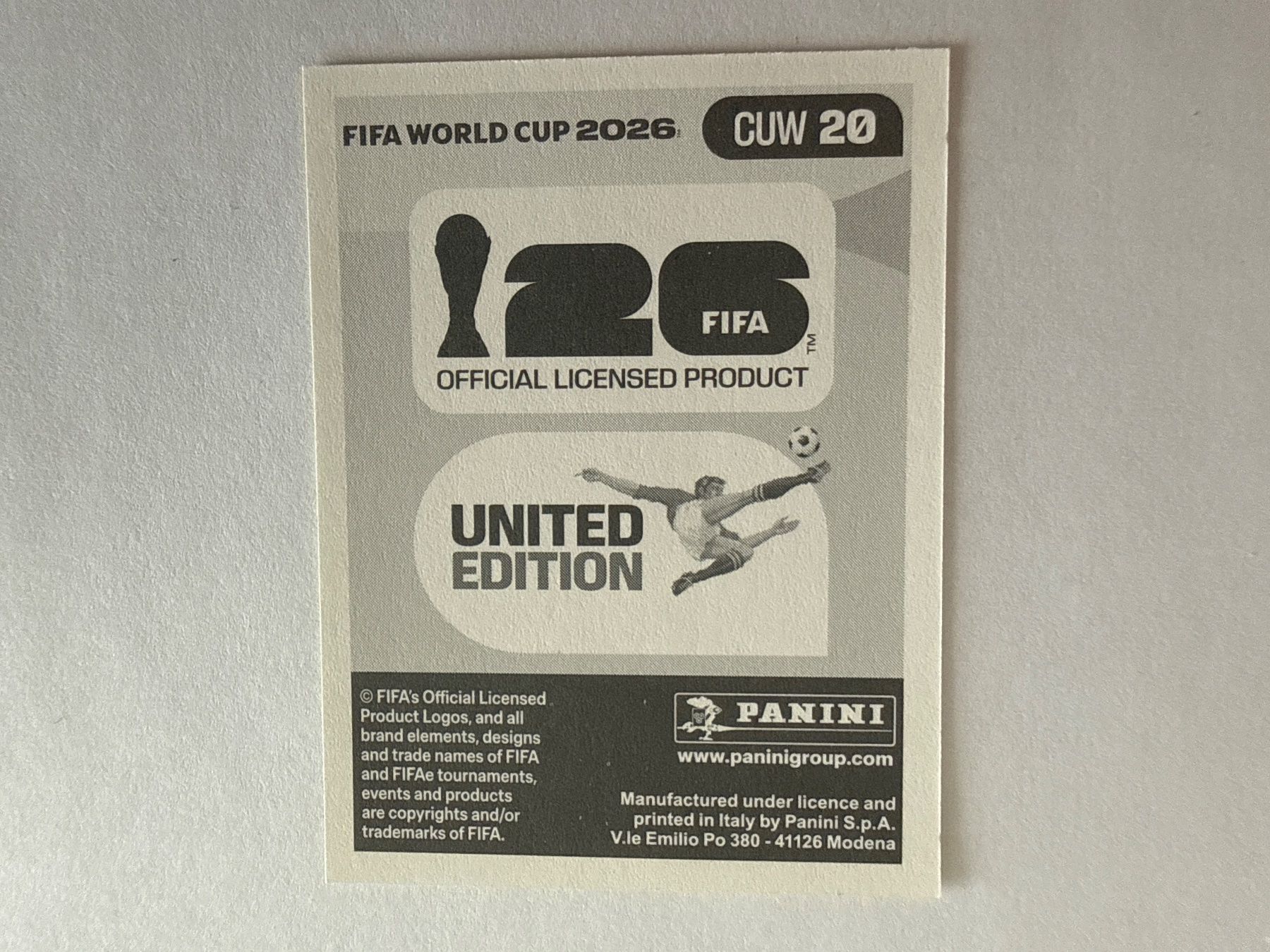Panini Carte collezionabili: Hansen CUW20 - Panini CH Edition WM 2026 – Nuovo (secondo la descrizione) da Grenchen venduto da nicus_aveiro 1