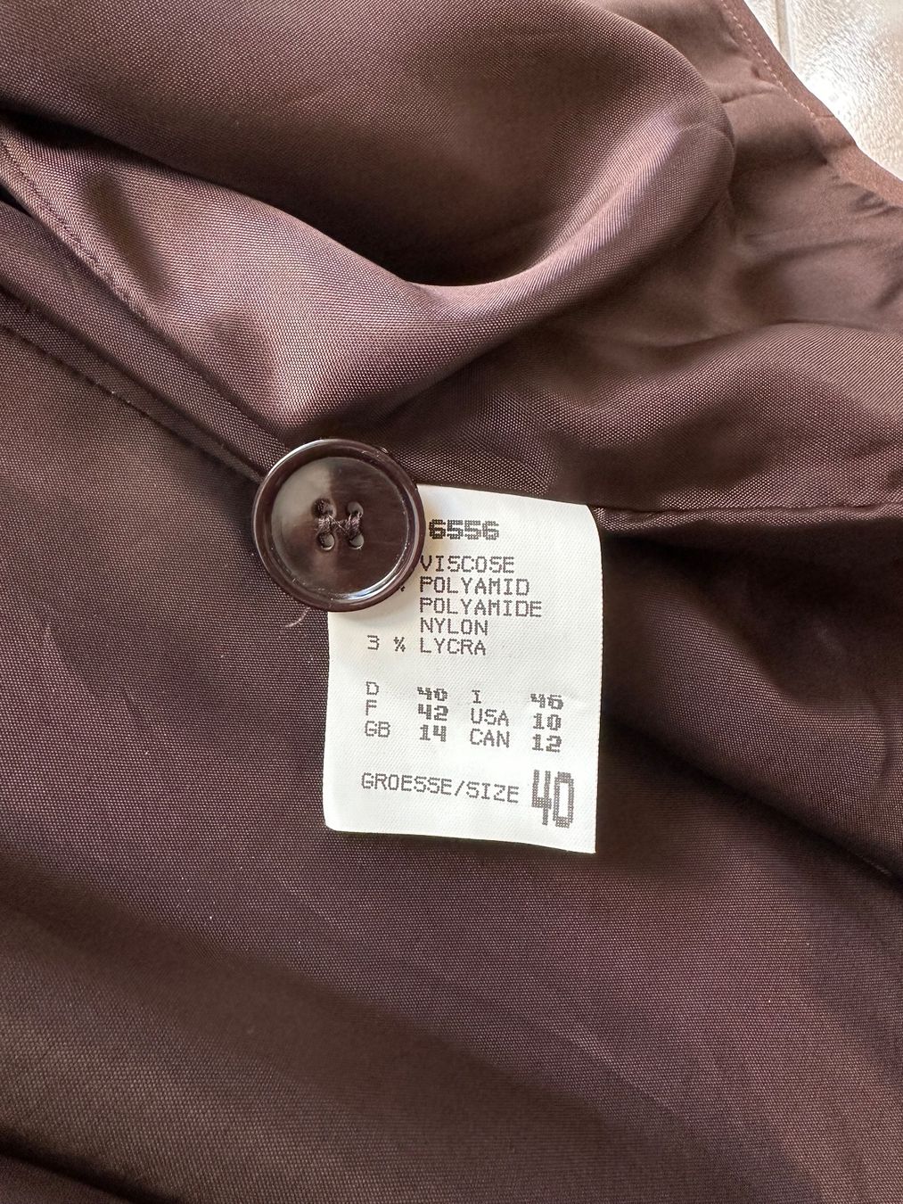 Giacche: Vintage Oversize Blazer Braun – Usato da Zürich venduto da ong8 4