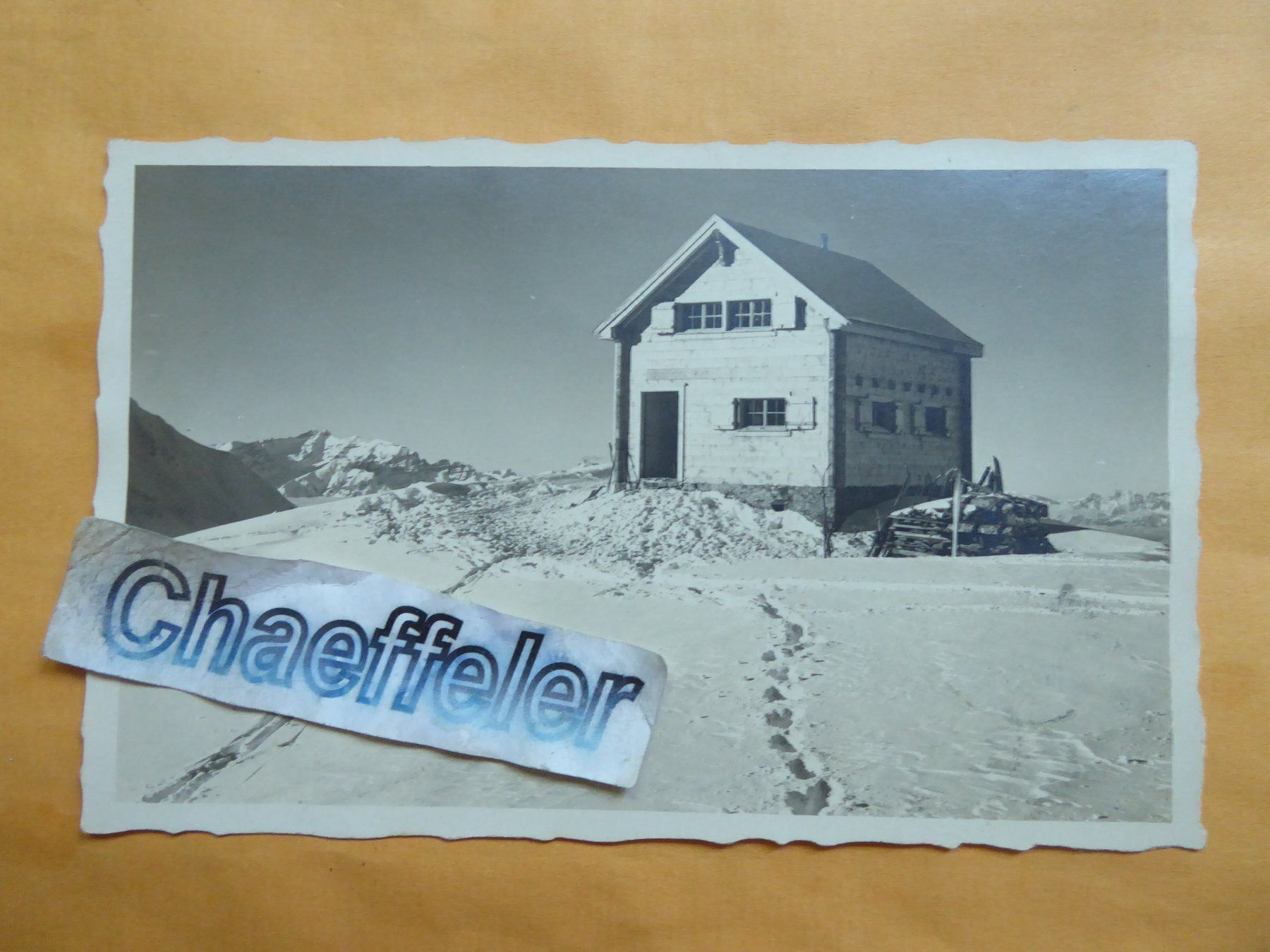 Cartoline postali: 333. Arosa. Hörnlihütte des A.C.A. – Usato da Zürich venduto da Chaeffeler