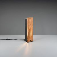 Tischleuchte, Holz, 40 cm Höhe