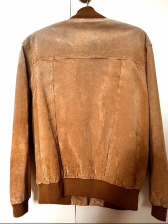 veste  daim Casual X marron taille S bon état neuf