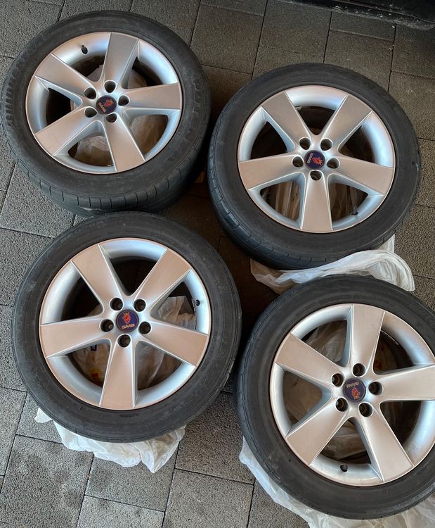 Original Saab Felgen 17 Zoll Ronal 5 spoke | Kaufen auf Ricardo