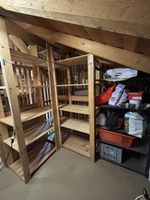 Set aus 3 Holzregalen (2 hell + 1 dunkel) –Hervorragender Zu