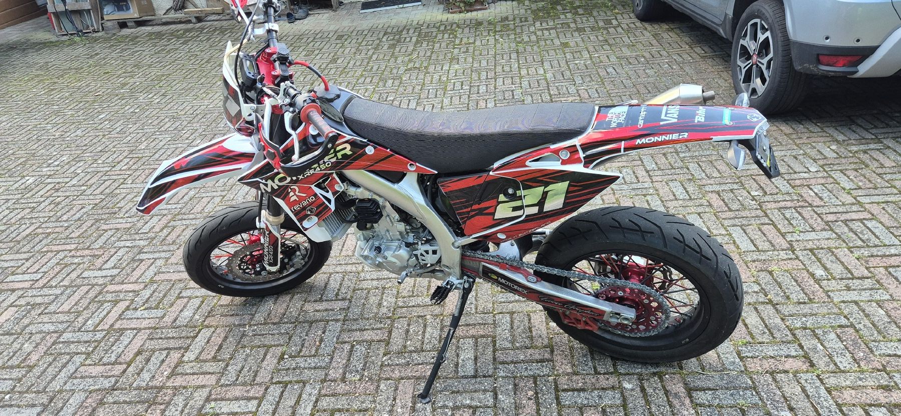 Monnier-Honda Route: Xrf450 Monnier supermot – D'occasion à Avully par bou_b9lc 2