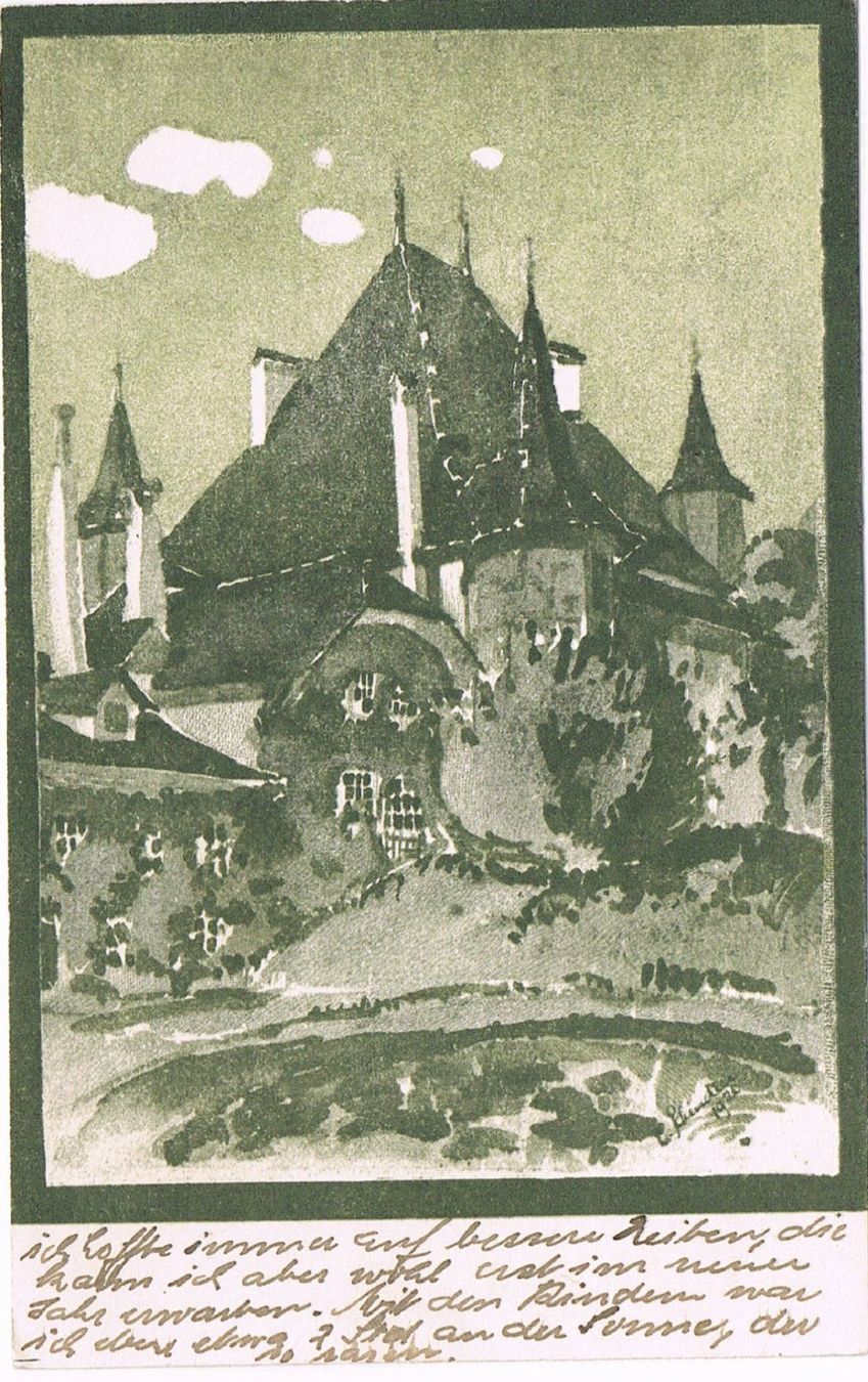 Ansichtskarten: Bern Schloss HOLLIGEN – Gebraucht aus Buchs AG von Baerfisch