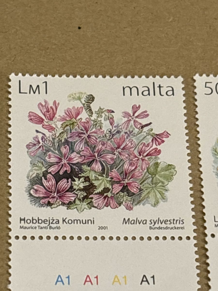 Tutti i francobolli: Malta 2001, 6er Briefmarken-Set, Blumen – Nuovo (secondo la descrizione) da Zürich venduto da engebrunau 3
