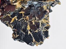Rutile on Hematite Novo Horizonte, Bahia, Brazil