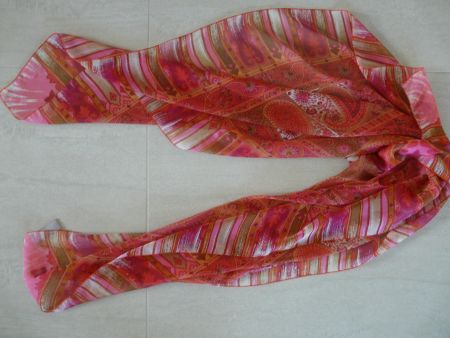 Foulard 100% soie Seide marque ECHO