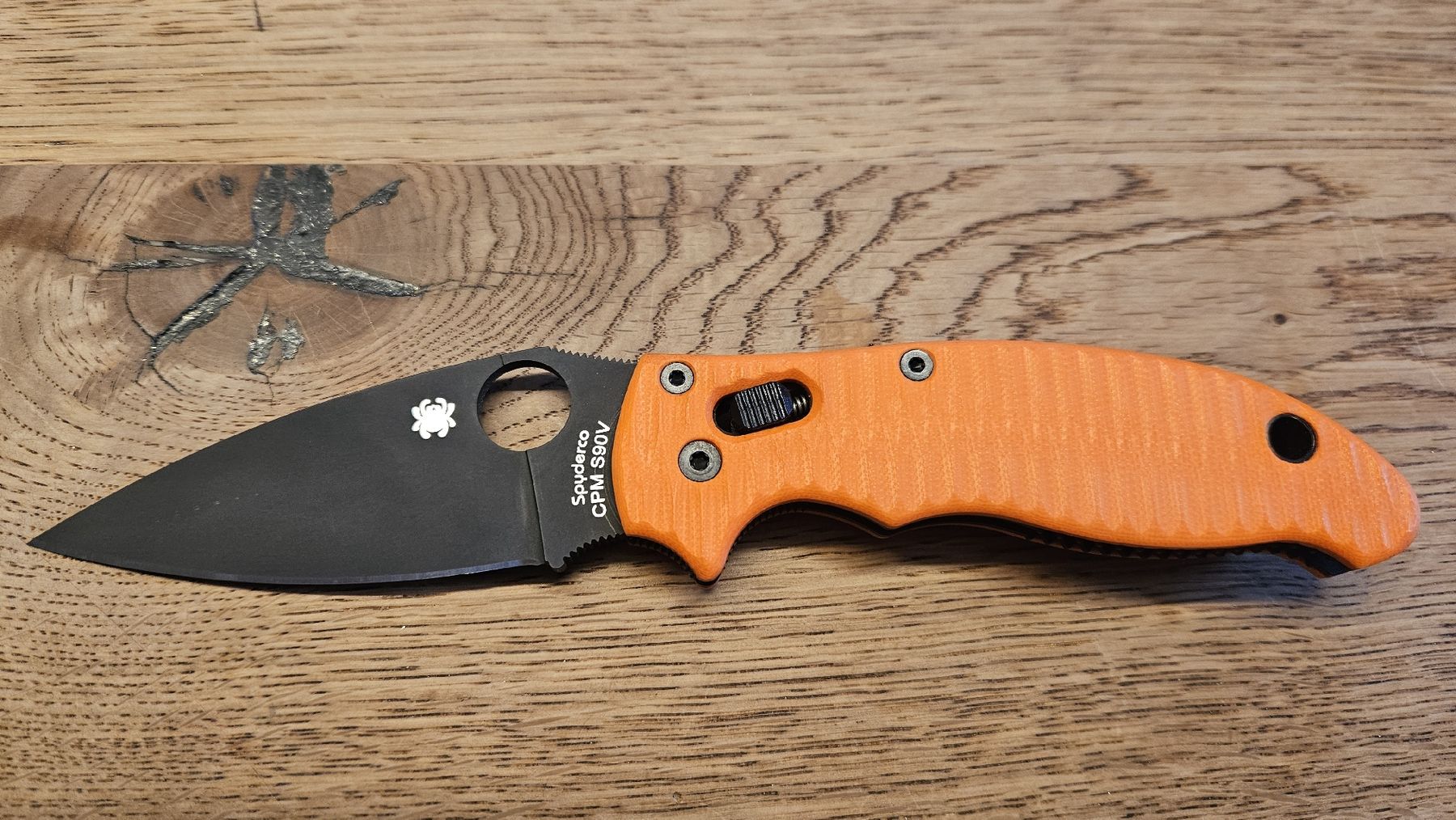 Spyderco Coltelli tascabile: Spyderco Manix 2 mit Custom Scales – Nuovo (secondo la descrizione) da Buchs AG venduto da thebull01