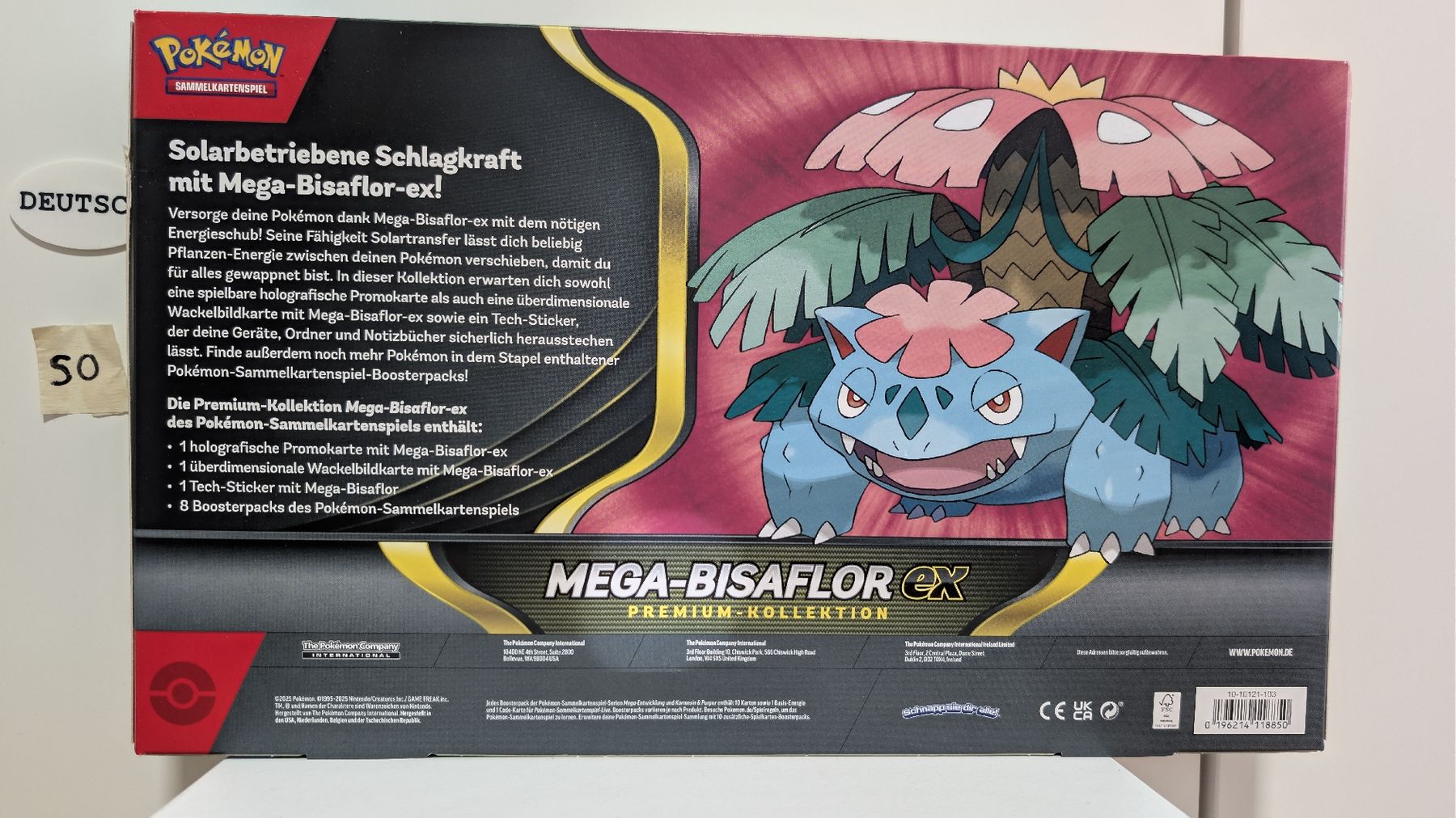 Pokémon Carte collezionabili: Pokemon Mega-Bisaflor EX Premium-Kollektion dt – Nuovo e nell'imballaggio originale da Regensdorf venduto da Grischaluca 1